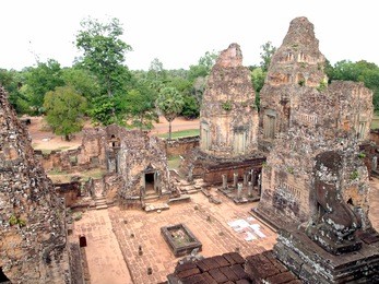 pre rup temple in siem reap, cambodia - a unesco world heritage site