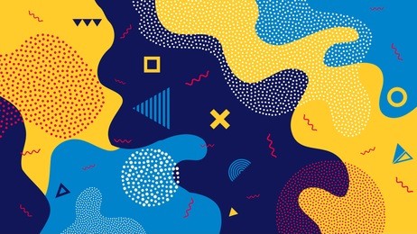 abstract concept graphic playground banner element