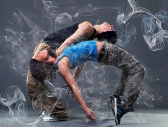 passion dance couple.