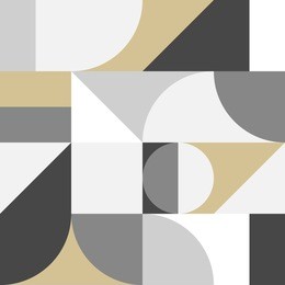 abstract seamless bauhaus pattern inspired by mondrian style digital artwork