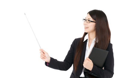 beautiful business woman. portrait of asian.