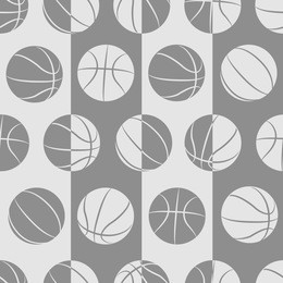 basketball seamless pattern