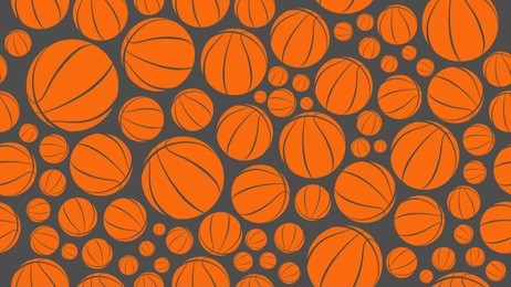 basketball background seamless pattern vector illustration eps10
