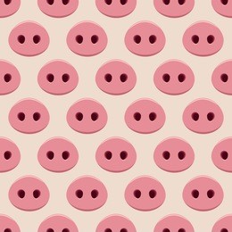 pigs noses seamless.
