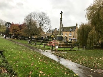bourton-on-the-water, a village in the rural cotswolds area of south central england