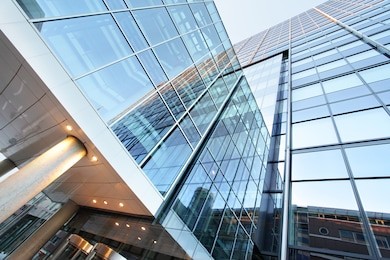 office building close up