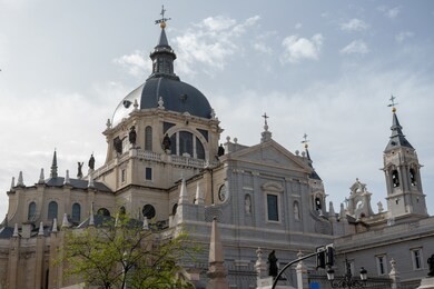 catedral de la almudena / cathedral of almudena in madrid, spain