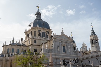 catedral de la almudena / cathedral of almudena in madrid, spain