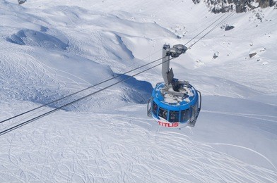 titlis cable car, swiss alps, obwalden, switzerland