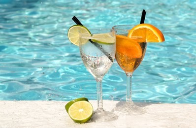 cocktail by the pool