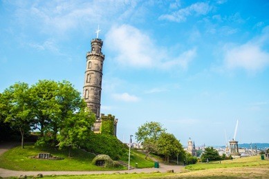 calton hill is a hill in central edinburgh, scotland. it was included in unesco world heritage site.