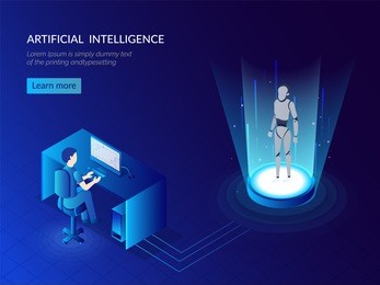 analyst analyse the humanoid robotic system for artificial intelligence (ai) responsive web template.