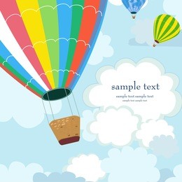 happy hot air balloon