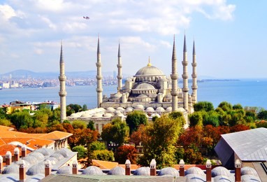 beautiful scenes from historic old city of istanbul, turkey (summer) 