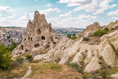 goreme open air museum cappadocia turkey rock formations ,open air museum valley of goreme kapadokya