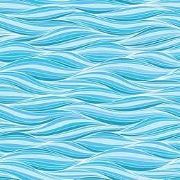 seamless wave hand-drawn pattern, waves background.can be used for wallpaper, pattern fills, web page background,surface textures. gorgeous seamless wave background.