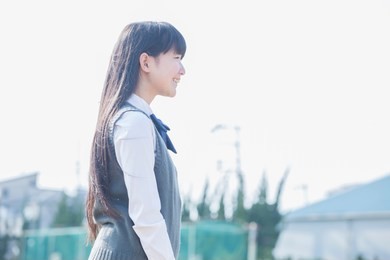 japanese schoolgirls to stand still