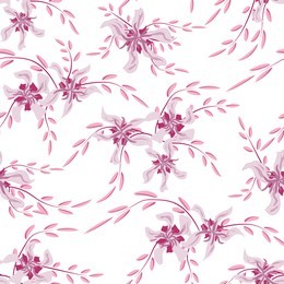 little flowers. seamless pattern with cute daisy flowers and pansies. delicate texture in country style for linen, textile, chintz. vector spring rapport.