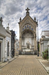 sight in the recoleta semetary of buenos aires, argentina