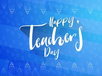 innovative abstract or poster for teacher's day, 5th of september, with nice and creative design illustration.