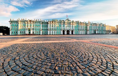 winter palace in saint petersburg, russia