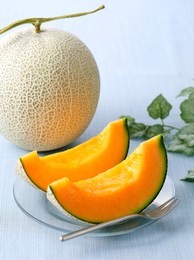 cantaloupe melons image