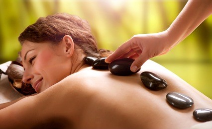 spa hot stone massage