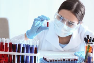 female scientist working in laboratory