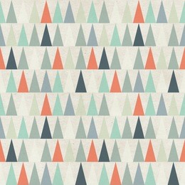 seamless geometric pattern on paper texture. winter/fall forest background
