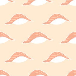 sushi seamless pattern