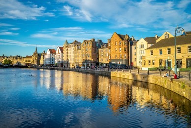 the shore of water of leith, edinburgh