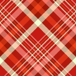 plaid pattern in shades of red, pink and pale golden