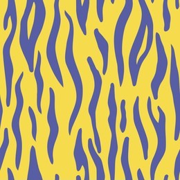 abstract colorful animal print. seamless vector pattern with tiger stripes. textile repeating animal fur background.