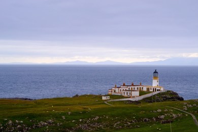 neist point lighthouse, isle of skye, scotland