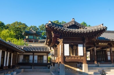 korean traditional house at changdeokgung palace