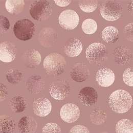 rose gold. abstract background with circles. vector texture for design of invitations, cards, business cards and covers