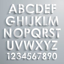 vector alphabet set