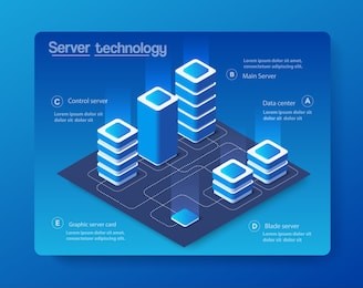 digital technology design for creature concept future background abstract. a server of cloud tech network connects data science. ultraviolet modern business background of isometric 3d futuristic