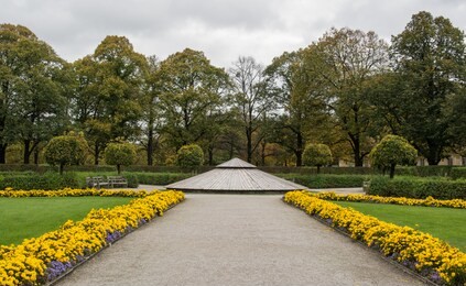english garden of munich, germany