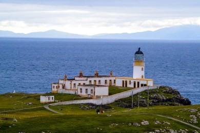 neist point lighthouse - isle of skye, scotland