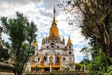 buu long pagoda in ho chi minh city.