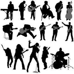 musician vector