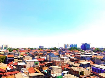 settlement in the city of jakarta