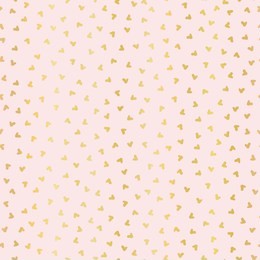 luxe rose gold love hearts sprinkles texture pattern, seamless vector background, romantic ditsy foiled heart confetti illustration for pink valentines wedding invitations, metallic party stationery