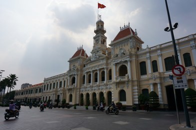 city hall in ho chi minh city, vietnam