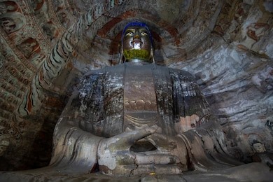 datong yungang grottoes in china