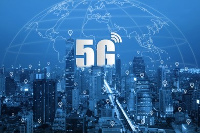 5g network wireless systems and smart city communication network, connect global wireless devices.