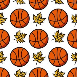 basketball vector, basketball seamless pattern, basketball background texture