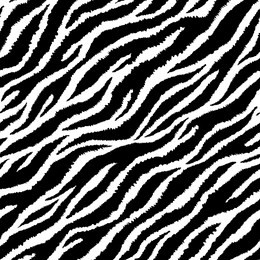 seamless pattern with zebra fur print. vector illustration. exotic wild animalistic texture.