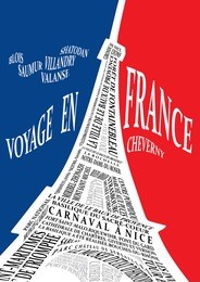 eiffel tower from the names of attractions, vector